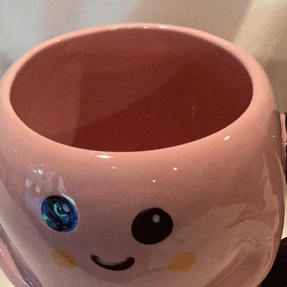 Pink Halloween Ghost mug